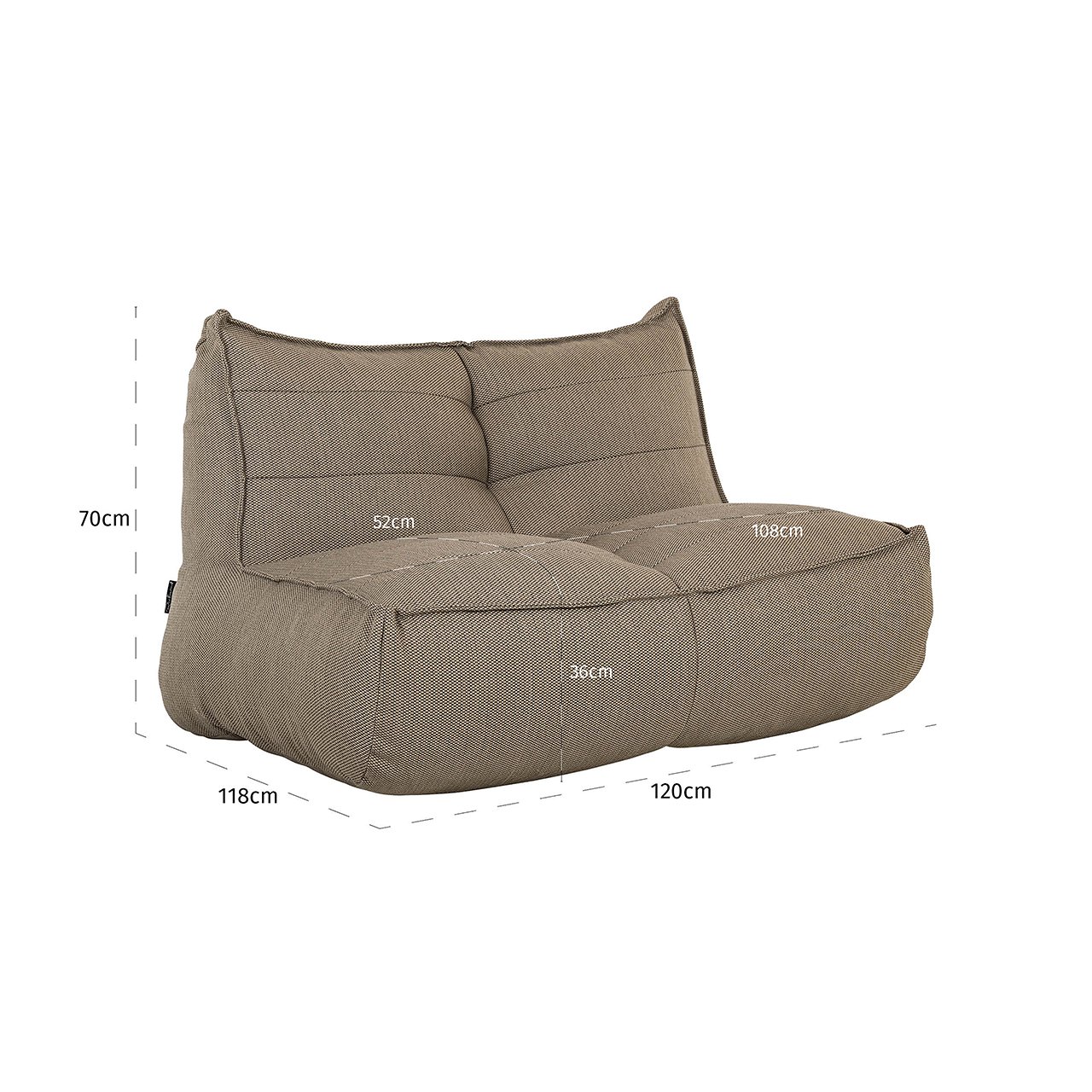 Outdoor Fotelis Scoppios taupe 5 Outdoor Fotelis Scoppios taupe - Image 5