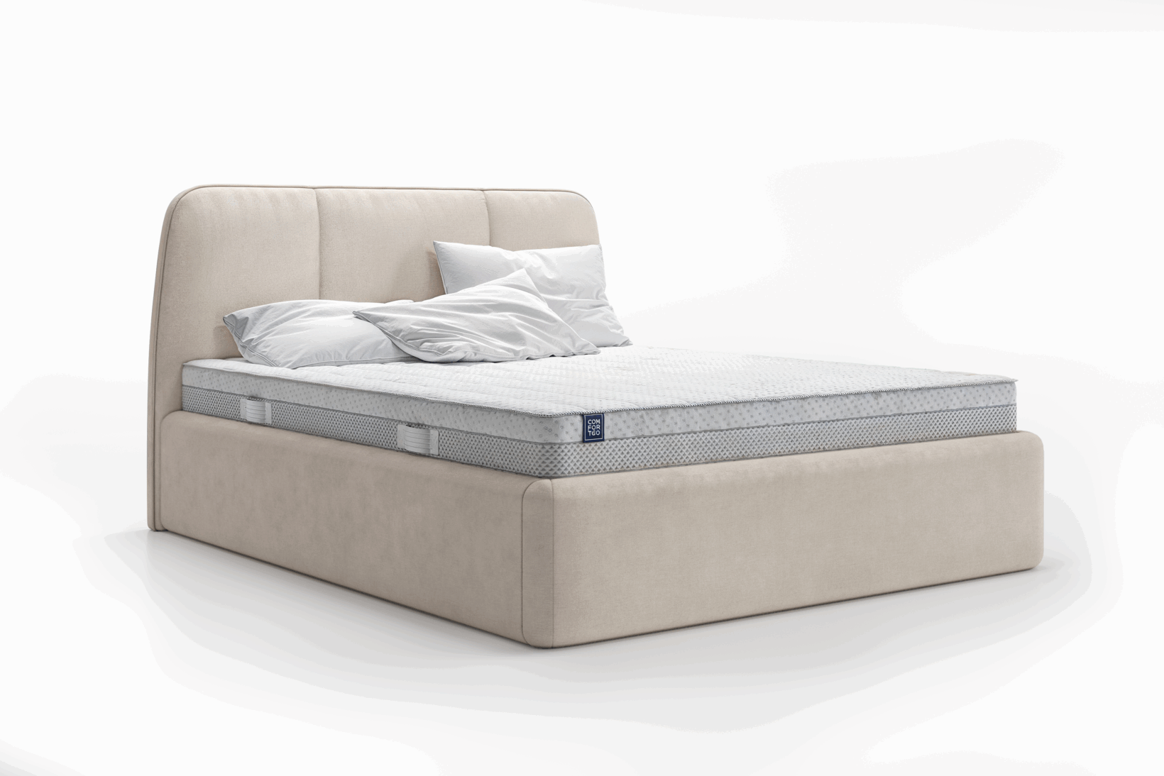 Miegamojo lova ELLIE 1 Miegamojo lova Calira (Kopija), Lima Design, Minkštieji baldai, comforteo, Miegamojo lova