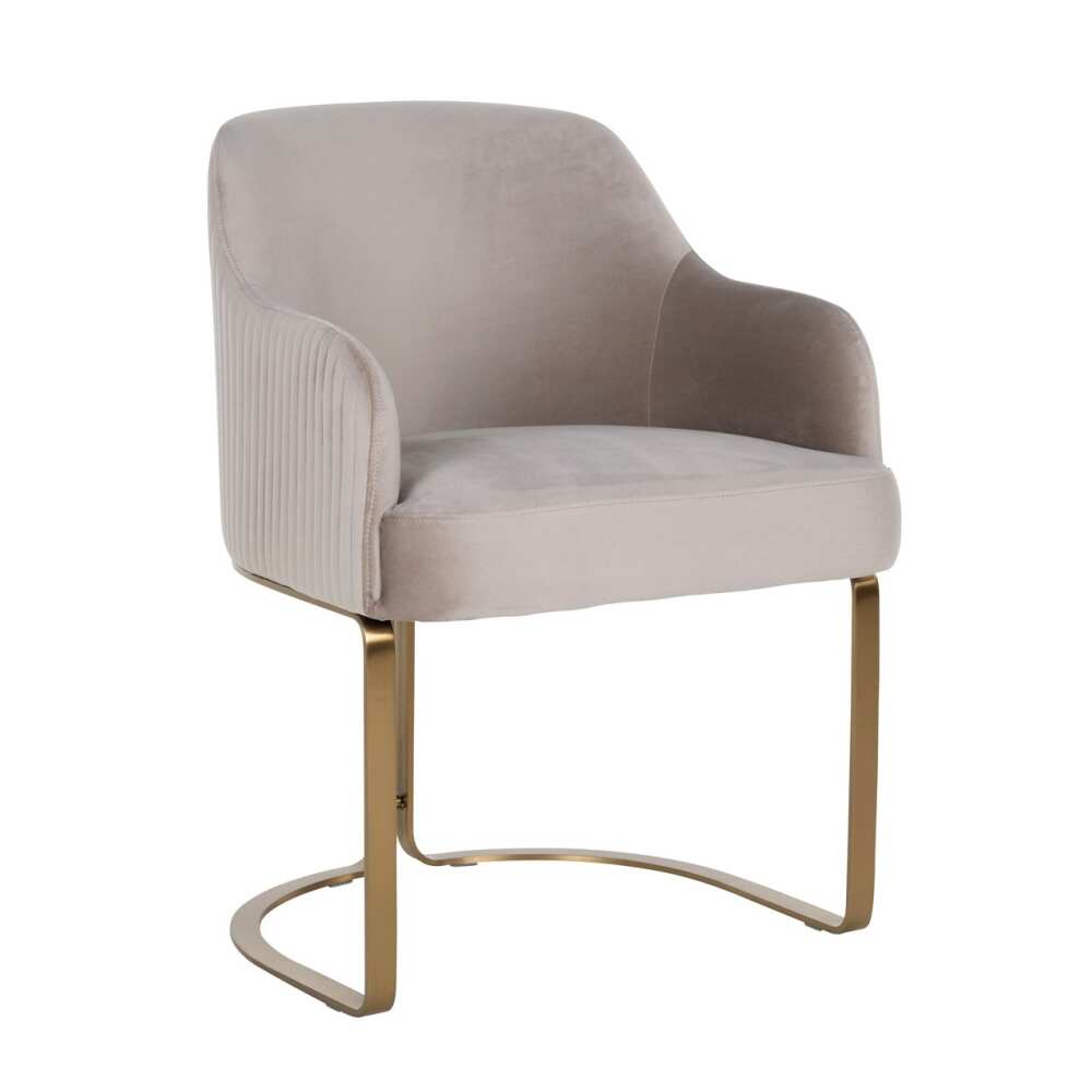 Valgomojo kėdė Hadley khaki velvet fire retardant