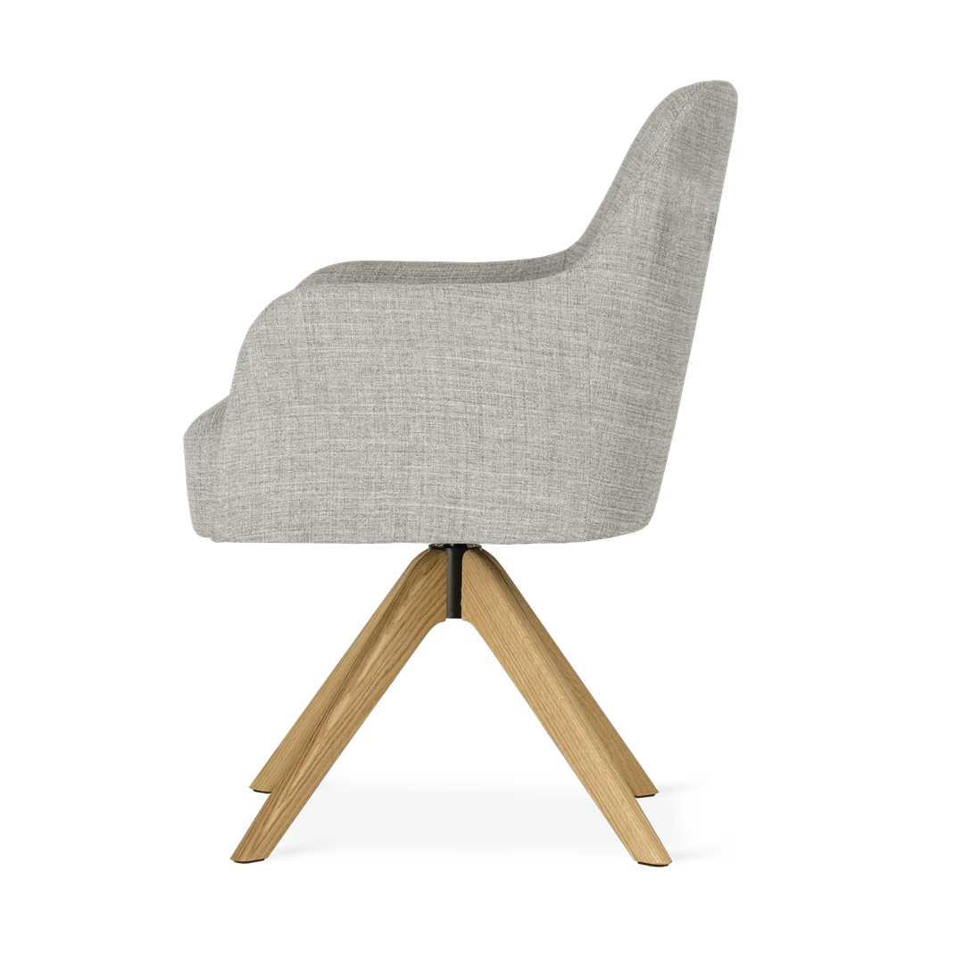 Pasukama valgomojo kėdė TULIP SUPREME WOOD 4 Pasukama valgomojo kėdė TULIP SUPREME WOOD, Lima Design, Prekiniai ženklai, Individualiai gaminamas baldas Atre, Valgomojo kėdė, Valgomojo kėdė goda supreme