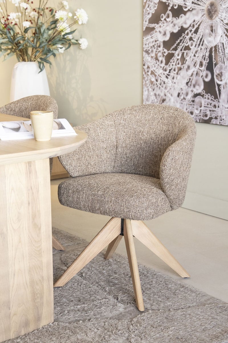 Pasukama valgomojo kėdė Connor, 96345 3 Pasukama valgomojo kėdė Connor, 96347 (Kopija), Lima Design, Prekiniai ženklai, Eleonora, Valgomojo kėdė