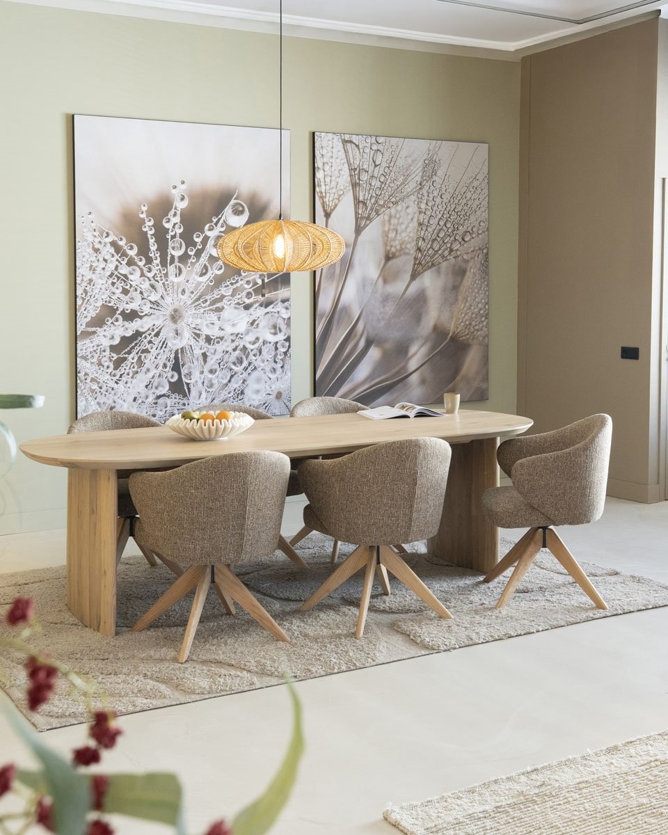 Valgomojo stalas Dex 250x100 cm - natural 96392 6 Valgomojo stalas Dex 250x100 cm - 96393 (Kopija), Lima Design, Negrąžinami baldai, Eleonora, Valgomojo stalas