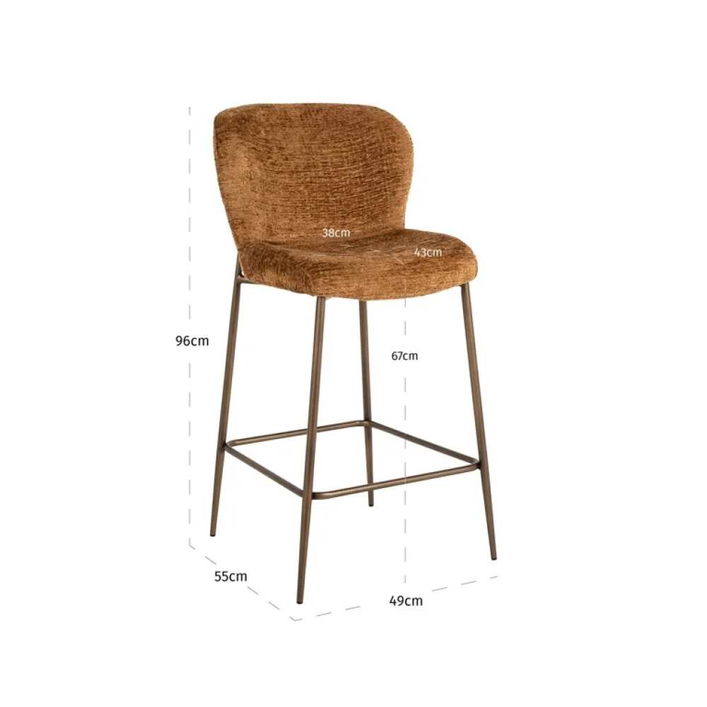 Pusbario kėdė Odarby, Lima Design, Negrąžinami baldai, Richmond interiors, Pusbario kėdė