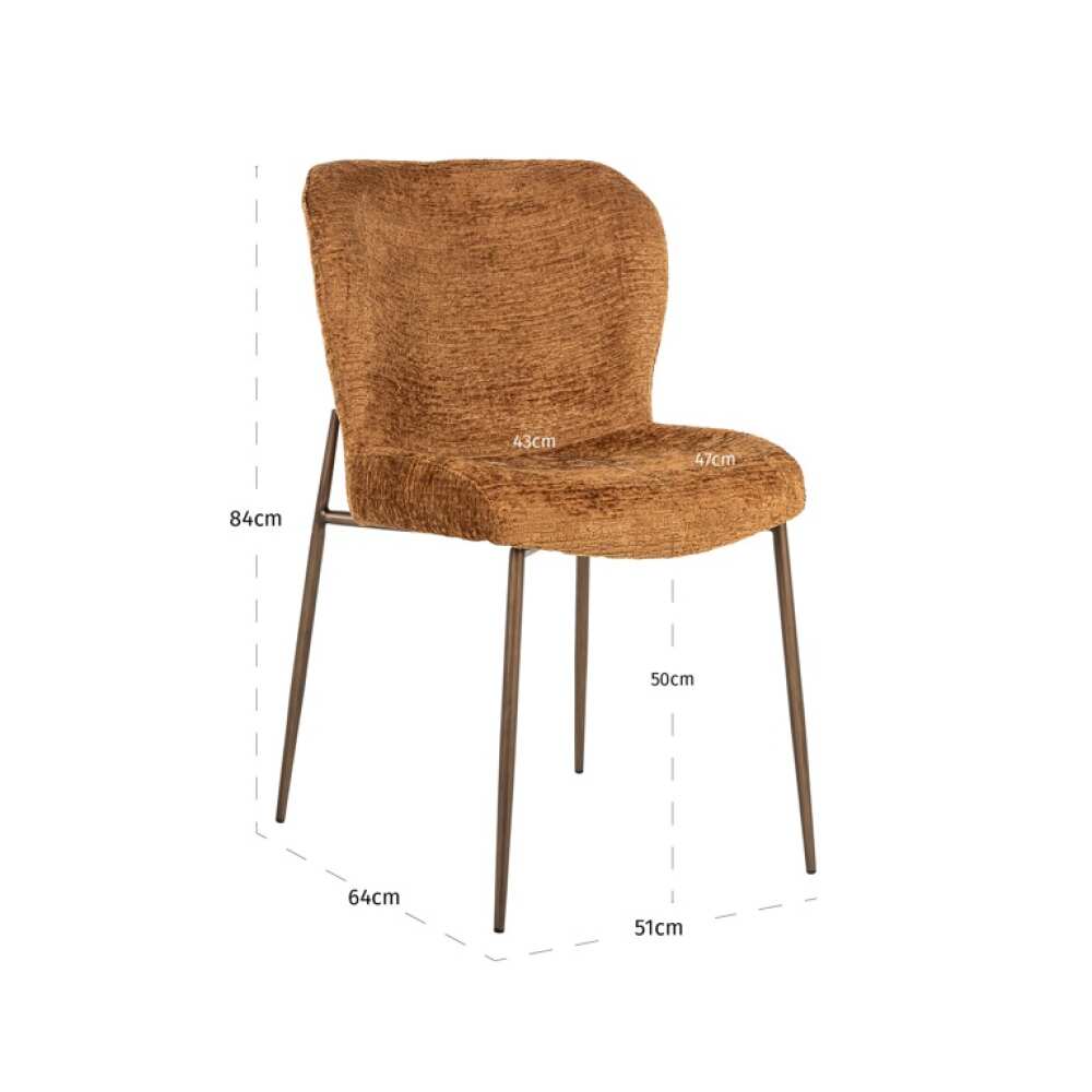 Valgomojo kėdė Odarby brown omara (Kopija), Lima Design, Negrąžinami baldai, Richmond interiors,