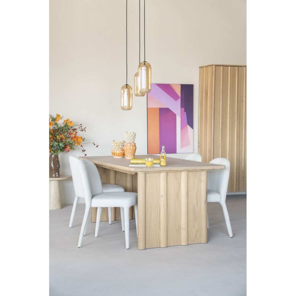 Valgomojo stalas 180x100 cm - natural 96398, Lima Design, Negrąžinami baldai, Eleonora, Valgomojo stalas