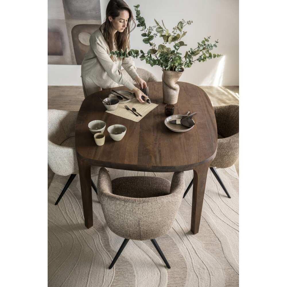 Valgomojo stalas Taylor 140x120 cm 96412, Lima Design, Negrąžinami baldai, Eleonora, Valgomojo stalas