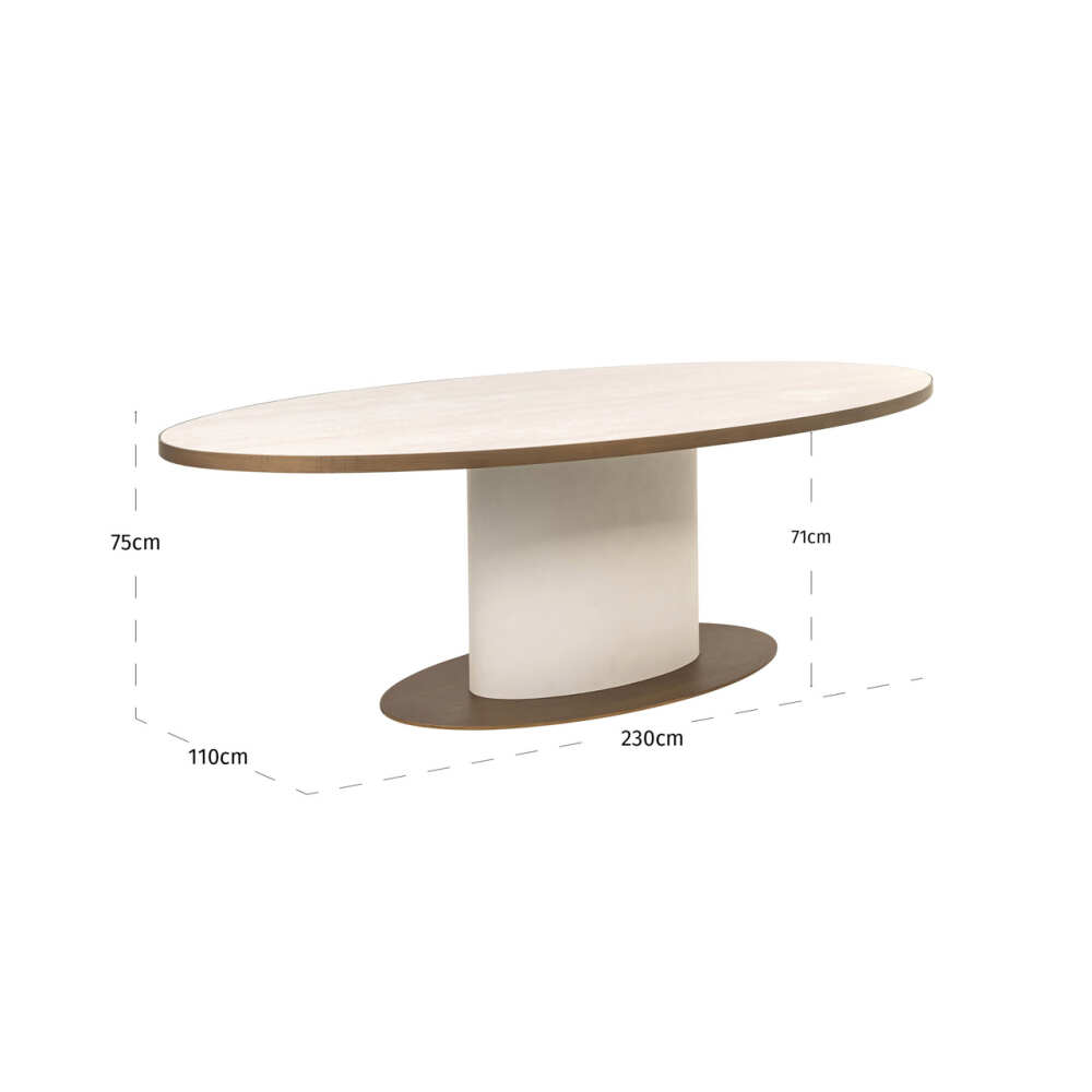 Valgomojo stalas Tivoli white 130Ø (Kopija), Lima Design, Negrąžinami baldai, Richmond interiors,