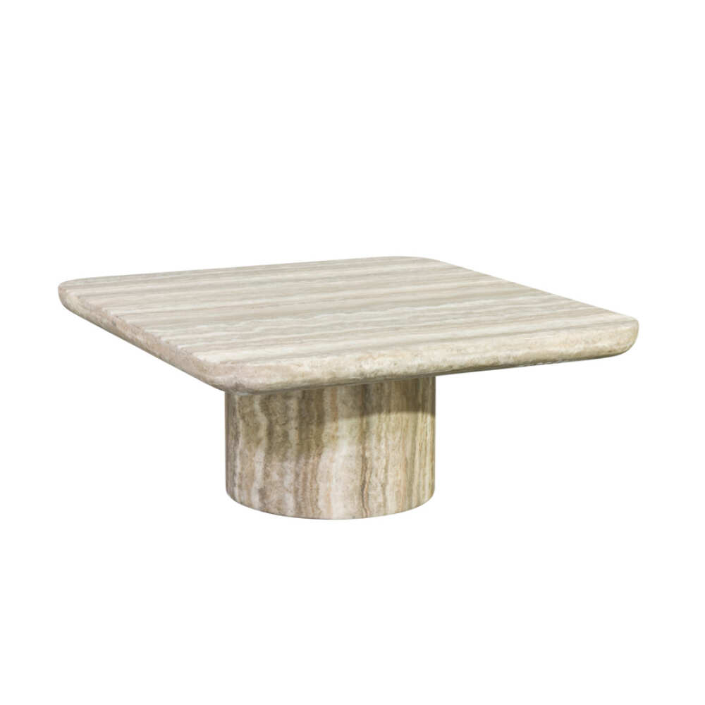 Kavos staliukas  Denizly grey faux travertine, Lima Design, Svetainės baldai, Richmond interiors,