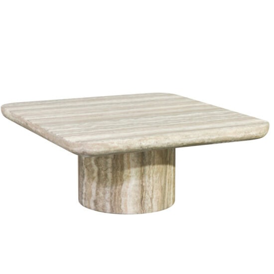 Kavos staliukas Denizly grey faux travertine, Lima Design, Svetainės baldai, Richmond interiors,