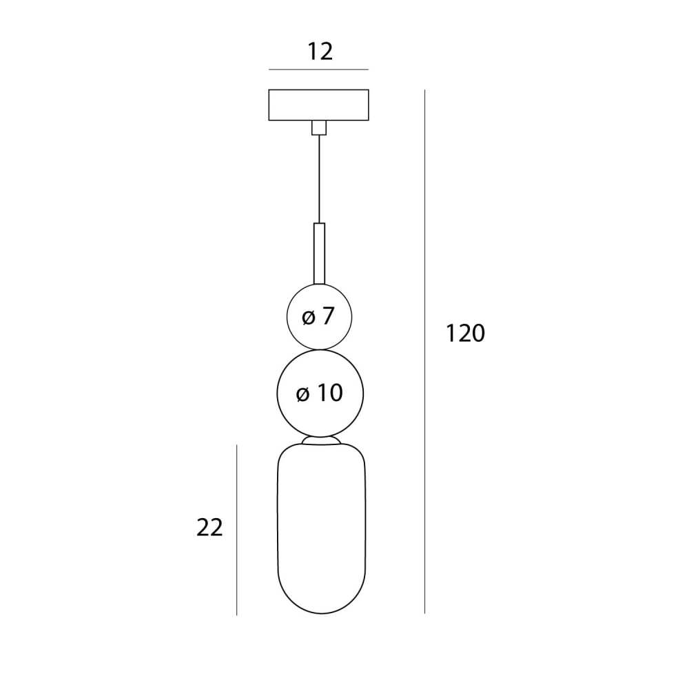 Pakabinamas šviestuvas P0642 Nova (Kopija), Lima Design, Šviestuvai, Greitas pristatymas, Pakabinamas šviestuvas