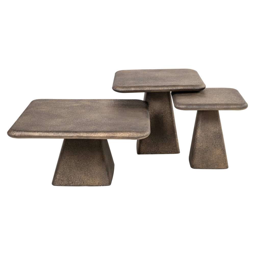 Kavos staliukas Denizly grey faux travertine (Kopija), Lima Design, Svetainės baldai, Richmond interiors,