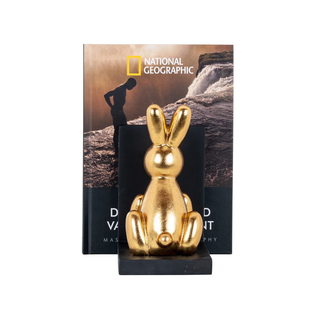 Knygų laikikliai Cony juodas/auksinis 2 Knygų laikikliai Cony juodas/auksinis - Image 2