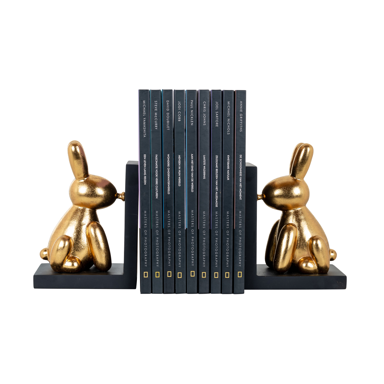 Knygų laikikliai Cony juodas/auksinis 5 Knygų laikikliai Cony juodas/auksinis - Image 5