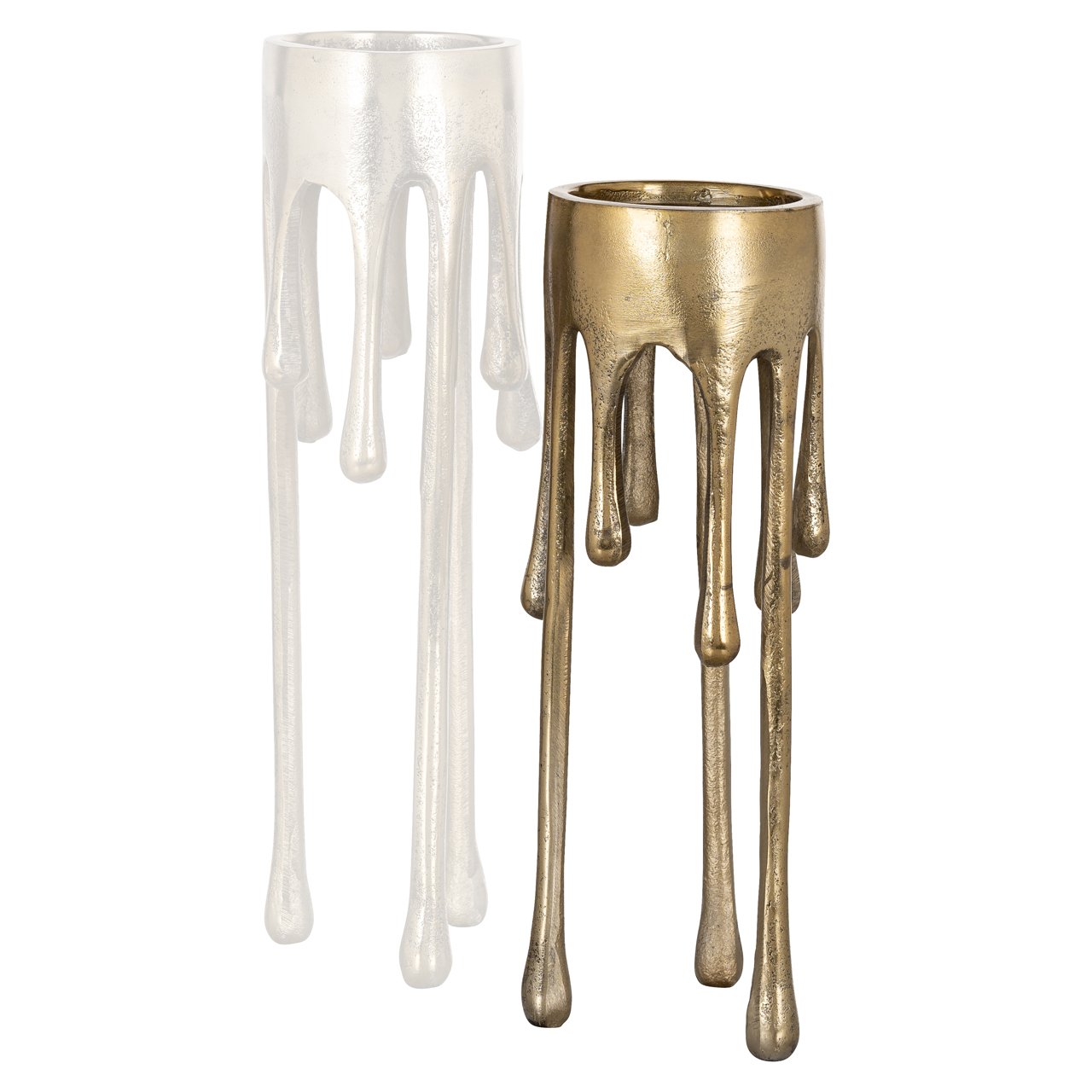Žvakidė Lorin brushed auksinė maža 3 Žvakidė Lorin brushed auksinė maža - Image 3