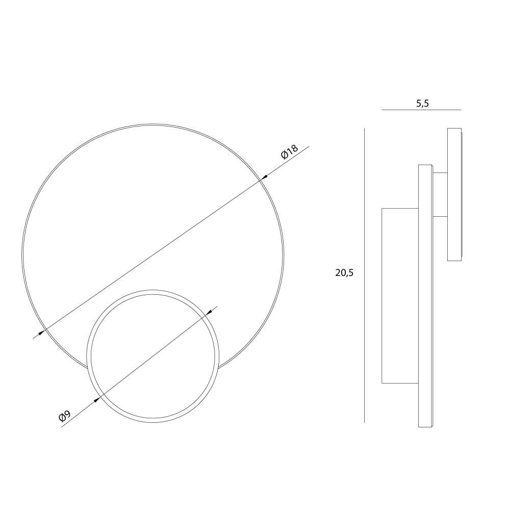Sieninis šviestuvas SUN W0417 (Kopija), Lima Design, Šviestuvai, Greitas pristatymas, Pakabinamas šviestuvas