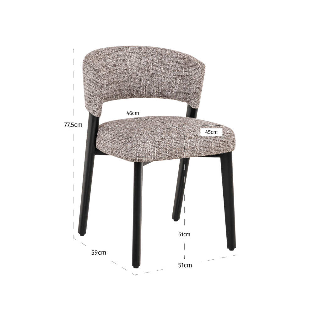 Valgomojo kėdė Nerio, Lima Design, Negrąžinami baldai, Richmond interiors,