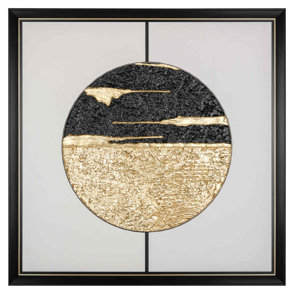 Sienų dekoracija Moon juoda/auksinė