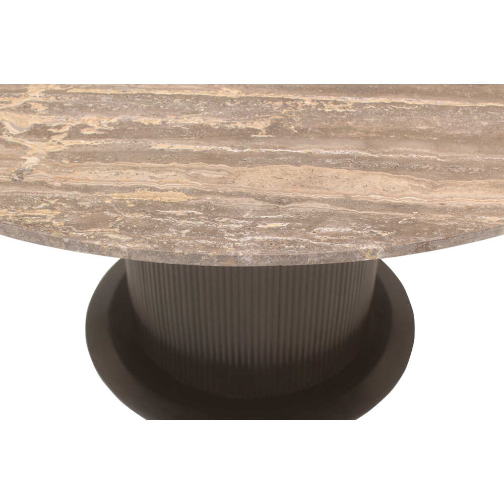 Valgomojo stalas Russo brown 140Ø, Lima Design, Negrąžinami baldai, Richmond interiors,