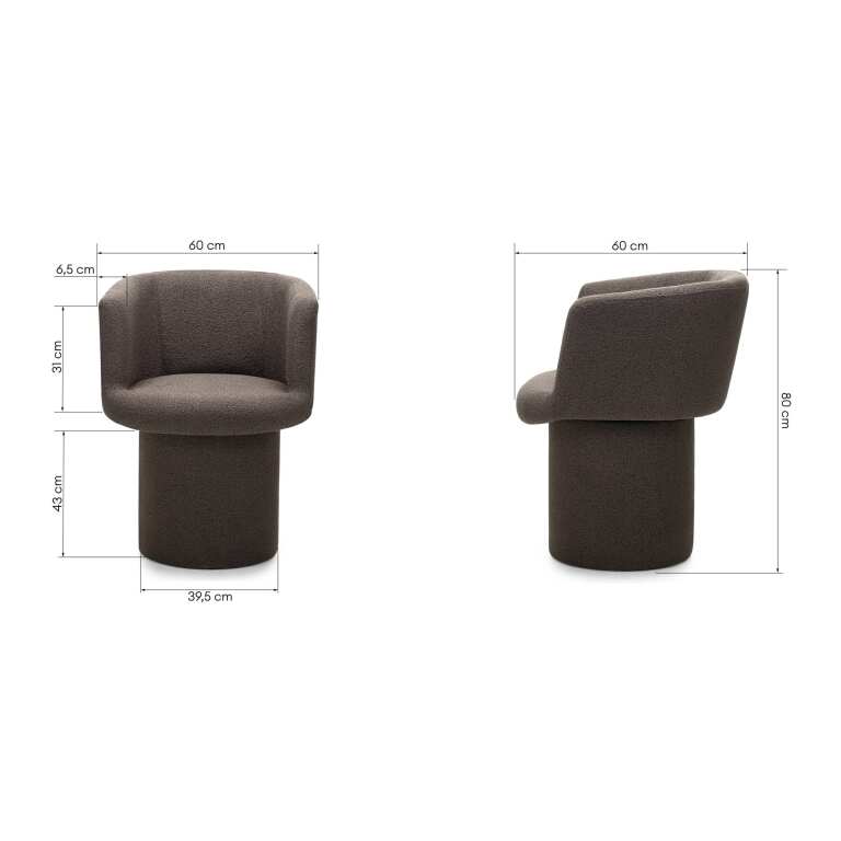 Pasukama Kėdė - krėslas HAKO (Kopija), Lima Design, Valgomojo baldai, Individualiai gaminamas baldas Limadesign,