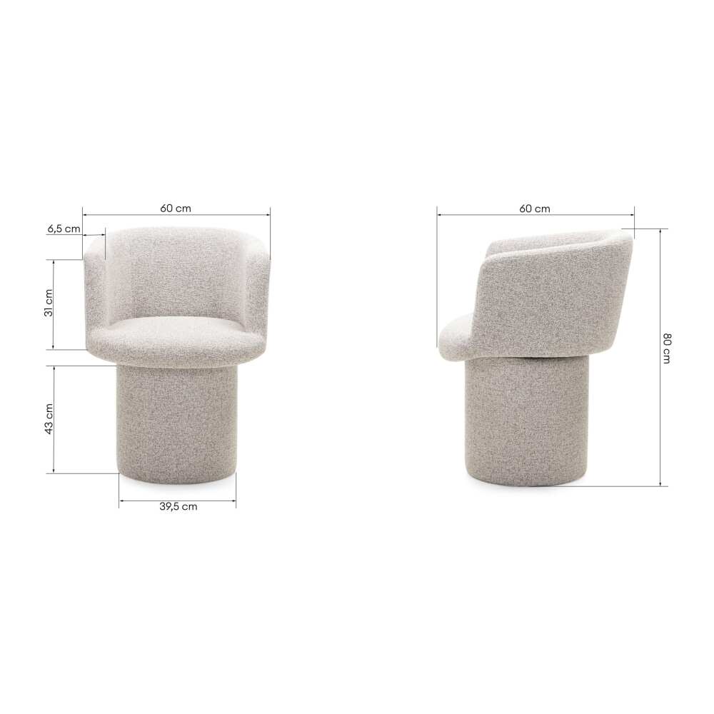 Pasukama Kėdė - krėslas HAKO, Lima Design, Valgomojo baldai, Individualiai gaminamas baldas Limadesign,