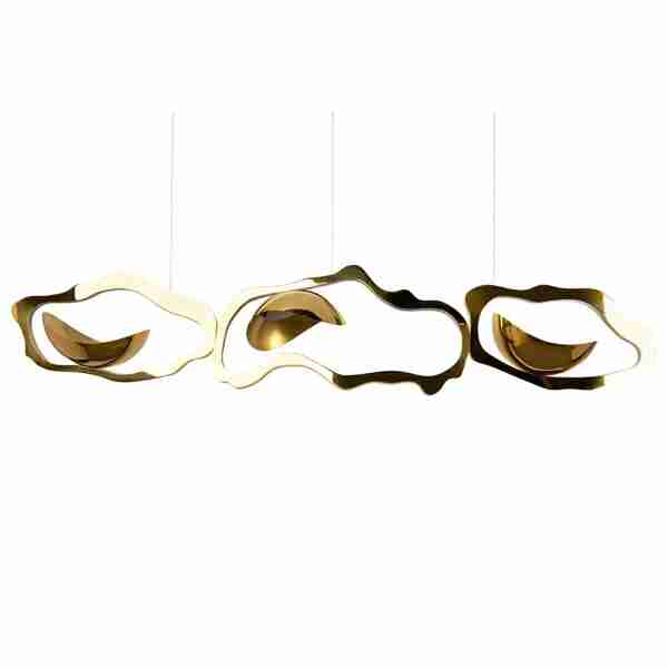 MOOSEE CHAIN 210 auksinis pakabinamas šviestuvas, Lima Design, isankstiniai, Greitas pristatymas, Pakabinamas šviestuvas