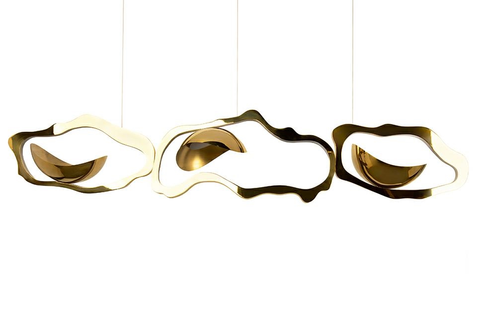 MOOSEE CHAIN 210 auksinis pakabinamas šviestuvas 1 MOOSEE CHAIN 210 auksinis pakabinamas šviestuvas, Lima Design, isankstiniai, Greitas pristatymas, Pakabinamas šviestuvas