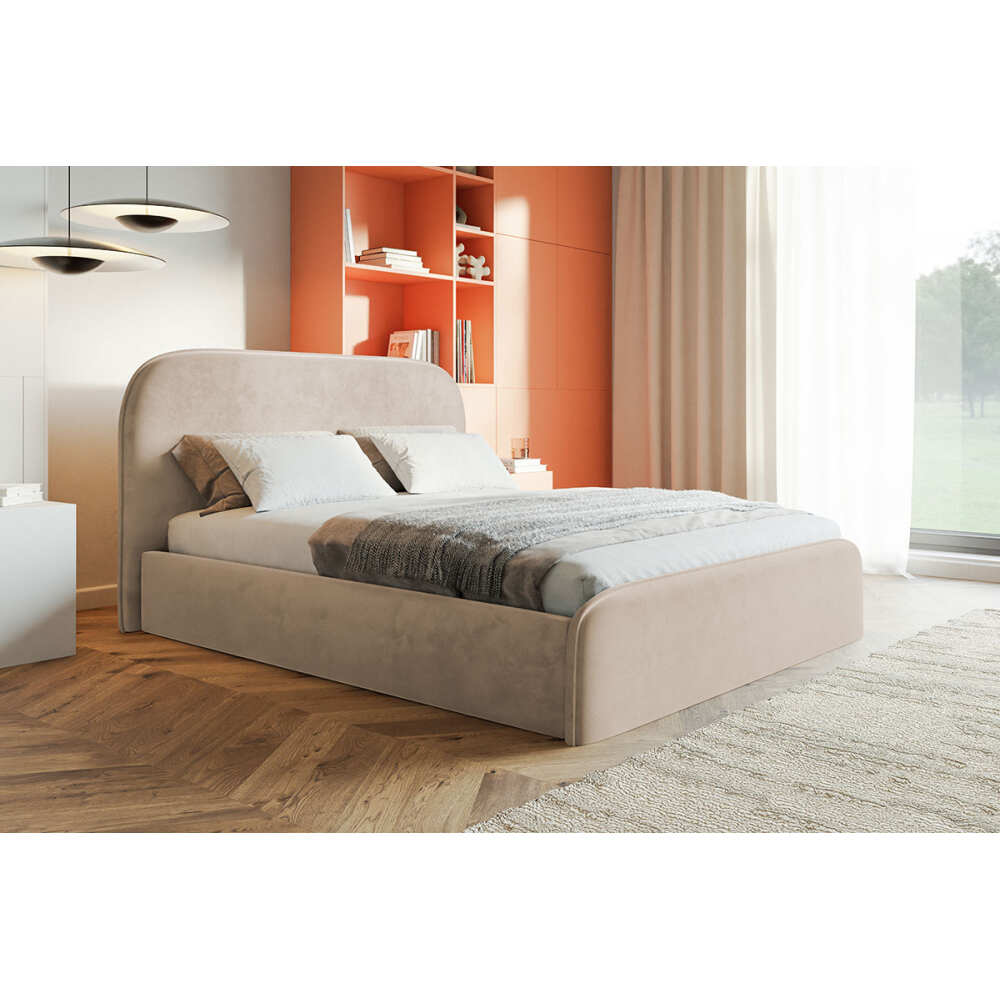 Miegamojo lova Sorento Slim, Lima Design, liminte, Individualiai gaminamas baldas, Miegamojo lova