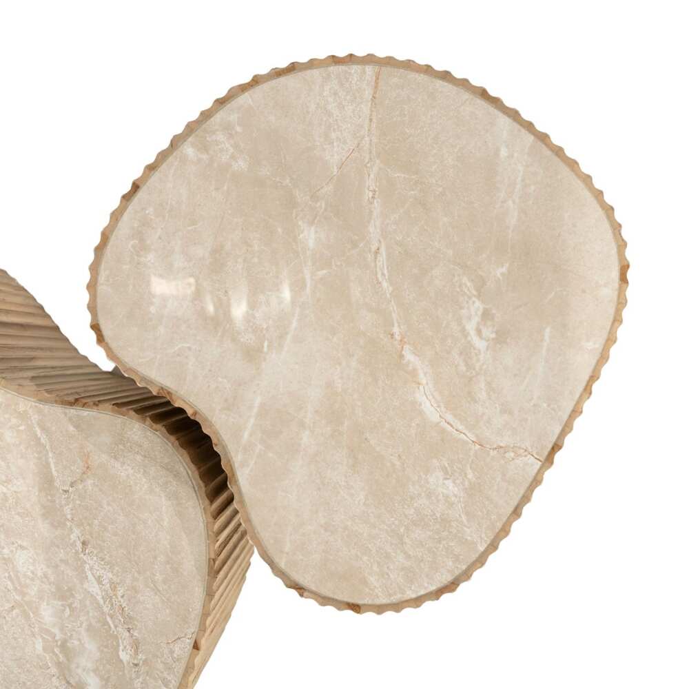 Kavos staliukas Nice (2vnt) rudas (Kopija), Lima Design, Svetainės baldai, Eleonora, Kavos staliukas