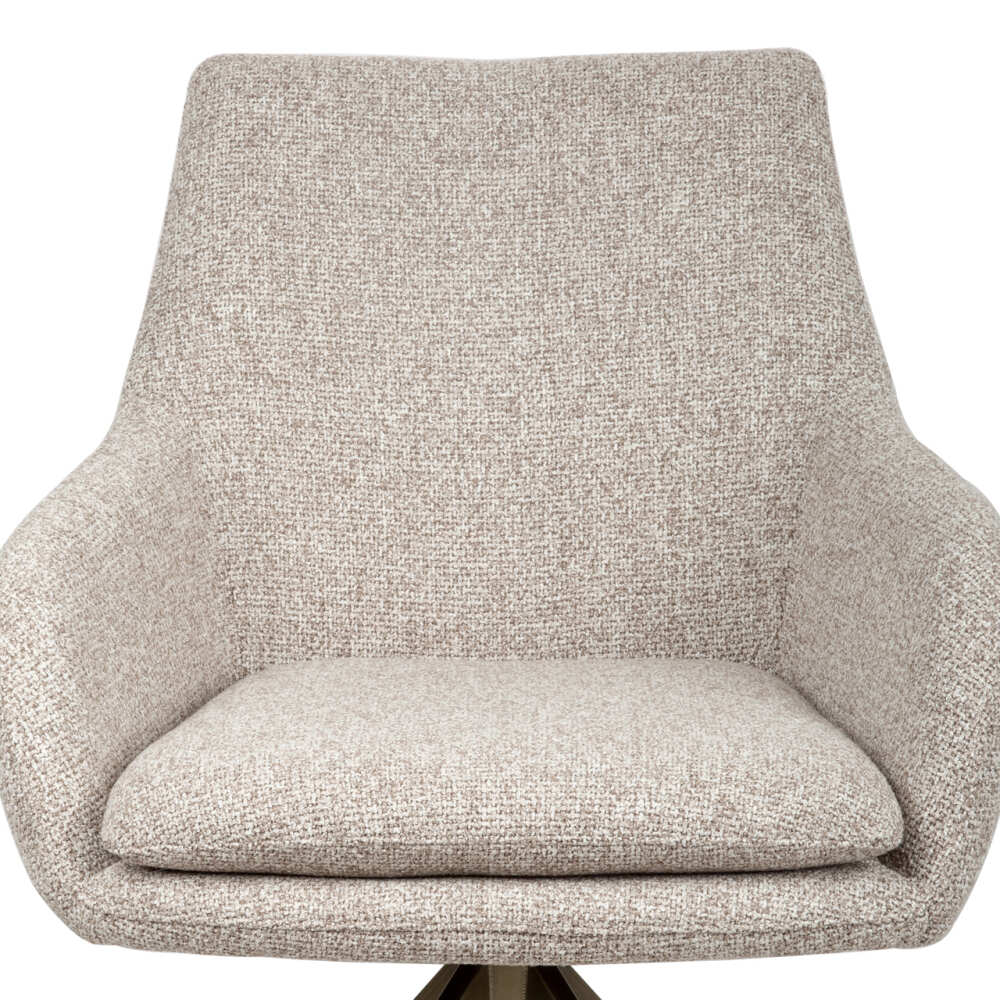 Sukama valgomojo kėdė Lisonne Cayenne Brown Fire Retardant su porankiais Richmond Interiors