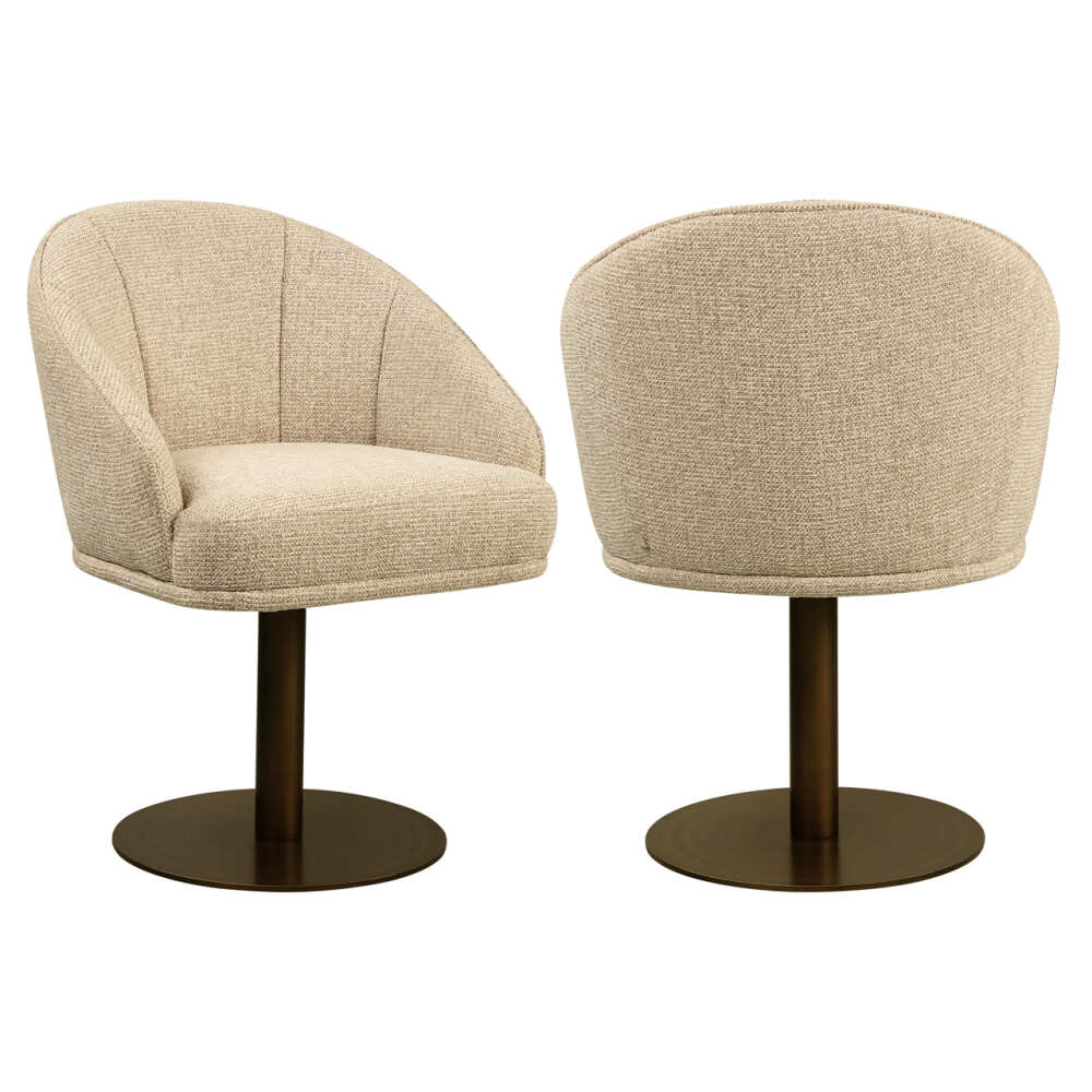 Valgomojo kėdė Beverly natural fancy pasukama