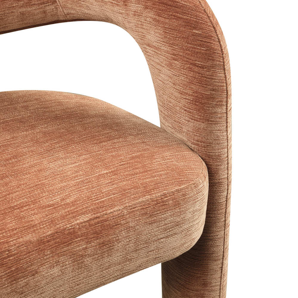 Valgomojo kėdė Soho Be Straight Mocha Mousse – moderni minkšta kėdė Richmond Interiors