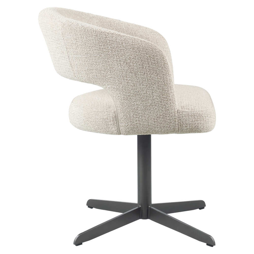 Valgomojo kėdė Blanca Natural Fancy Fire Retardant su porankiais Richmond Interiors