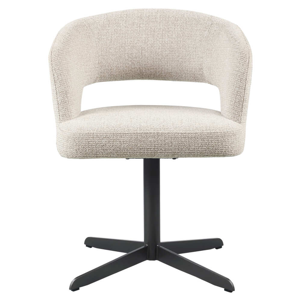 Valgomojo kėdė Blanca Natural Fancy Fire Retardant su porankiais Richmond Interiors