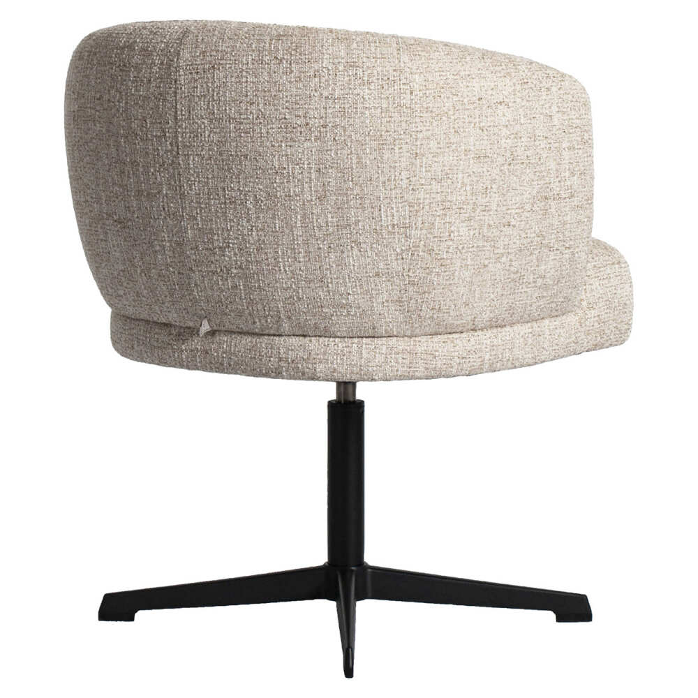 Sukama valgomojo kėdė Dinan Cream Tweed Fire Retardant su porankiais Richmond Interiors