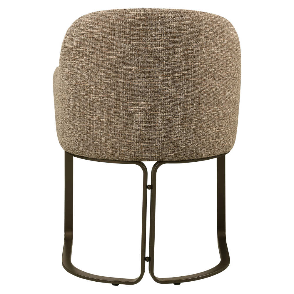 Valgomojo kėdė Hadley Brown Tweed Fire Retardant su porankiais Richmond Interiors