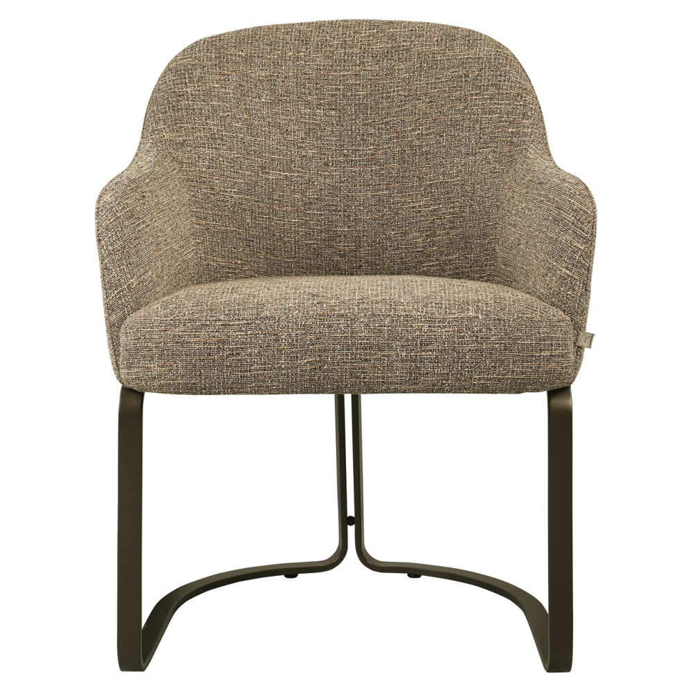 Valgomojo kėdė Hadley Brown Tweed Fire Retardant su porankiais Richmond Interiors