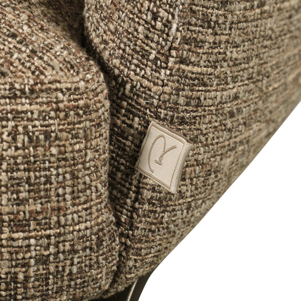 Valgomojo kėdė Hadley Brown Tweed Fire Retardant su porankiais Richmond Interiors