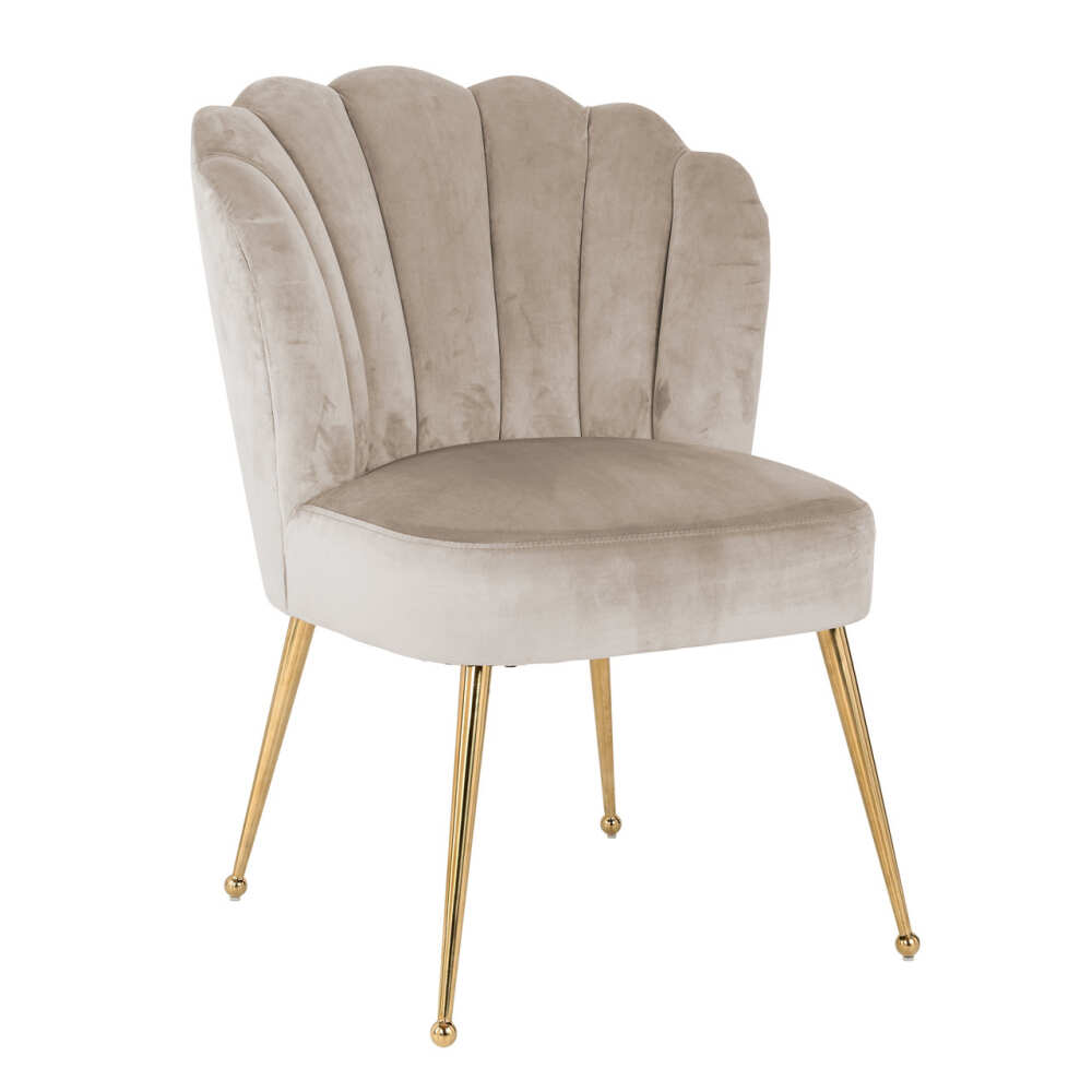 Valgomojo kėdė Pippa khaki velvet
