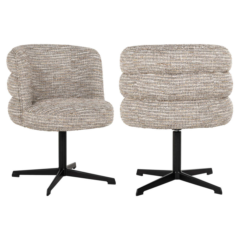 Valgomojo kėdė Alexander Jones beige coco pasukama (Chadwick)