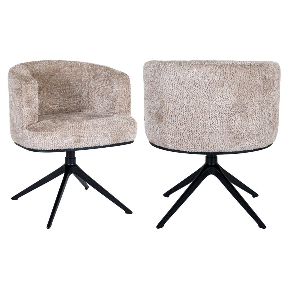 Valgomojo kėdė Cheyenne lovely beige pasukama