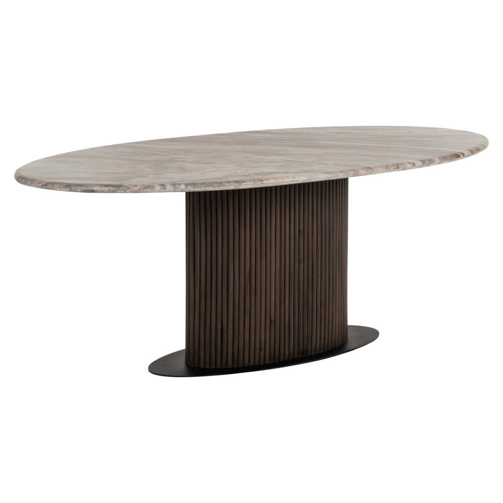 Ruosio spalvosford Blush smėlio spalvos ovalus 200 cm – smėlio spalvos