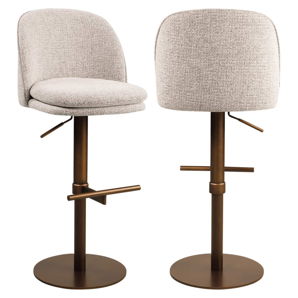 Baro - pusbario kėdė Beverly natural fancy (Kopija), Lima Design, Prekiniai ženklai, Richmond interiors, pusbario kede, baro kede