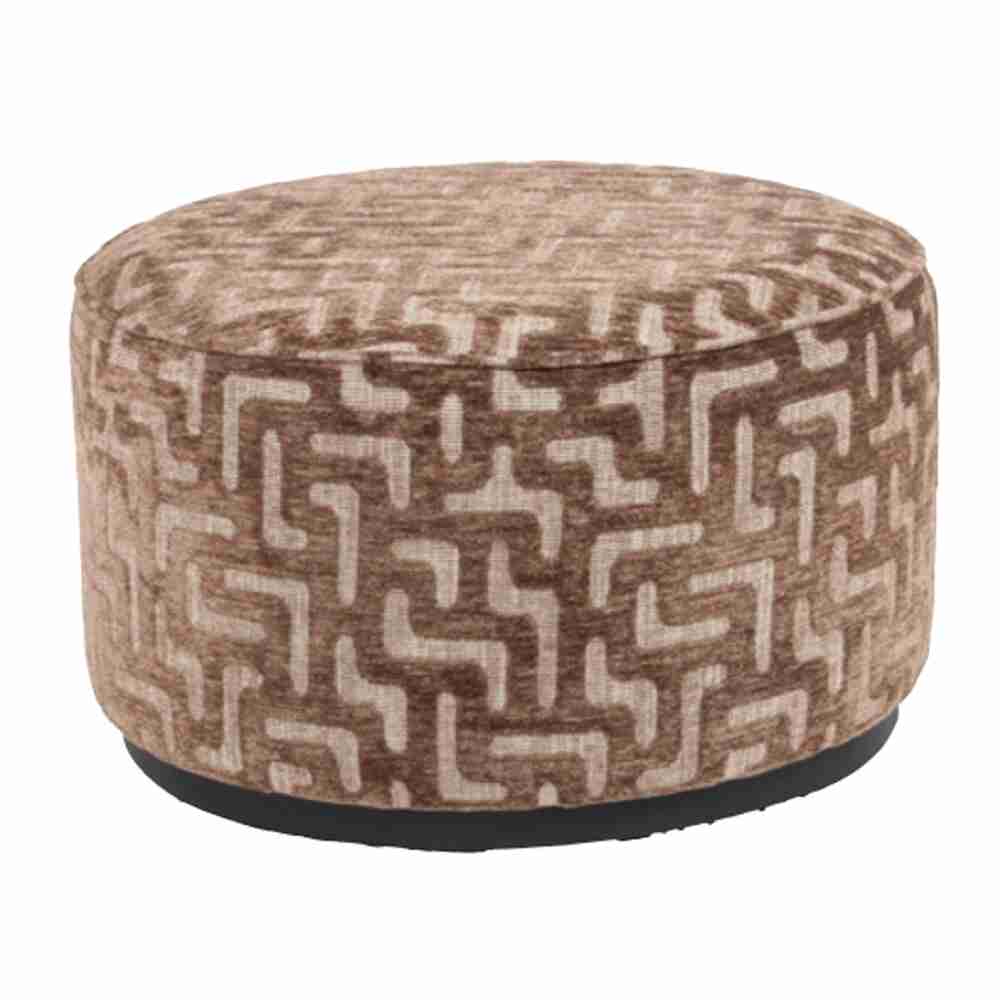 Pufas Lexie beige chevron 70Ø (Kopija), Lima Design, Minkštieji baldai, Richmond interiors, pufas
