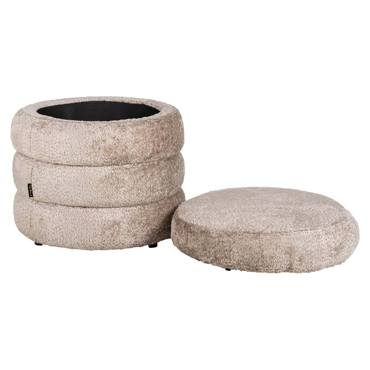 Pufas Adele sheep natural 3 Pufas Adele sheep natural, Lima Design, Minkštieji baldai, Richmond interiors, pufas