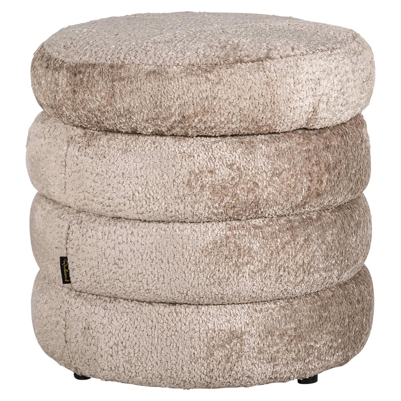 Pufas Adele sheep natural 1 Pufas Adele sheep natural, Lima Design, Minkštieji baldai, Richmond interiors, pufas