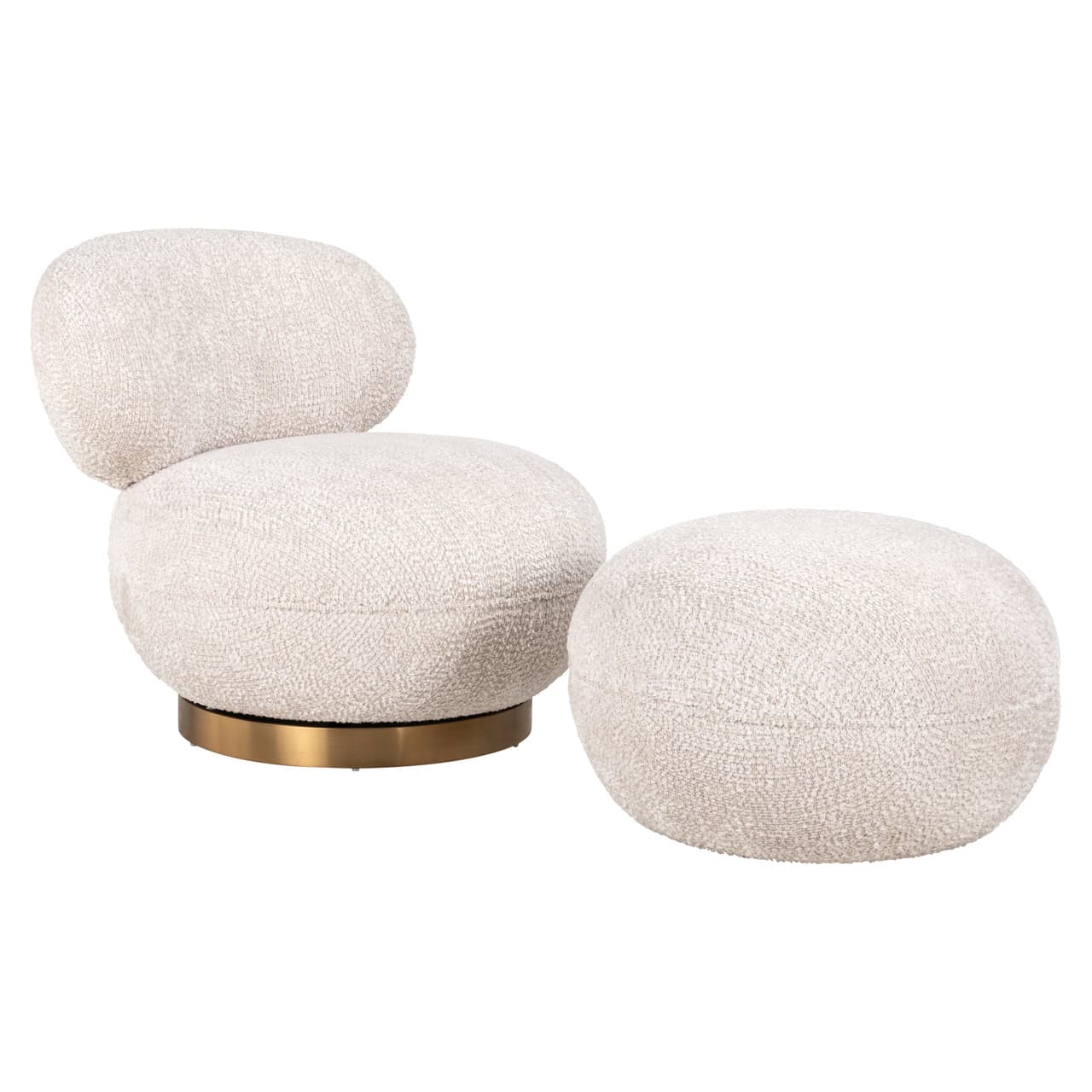Pufas Jace lovely cream 2 Pufas Jace lovely cream, Lima Design, Minkštieji baldai, Richmond interiors, pufas