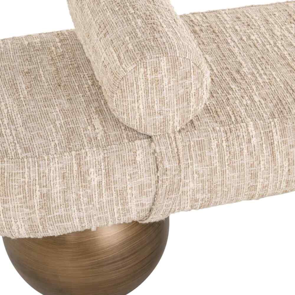 Minkštasuolis Alexander Jones beige angora (Geneva), Lima Design, Minkštieji baldai, Richmond interiors, minkstasuolis, pufas