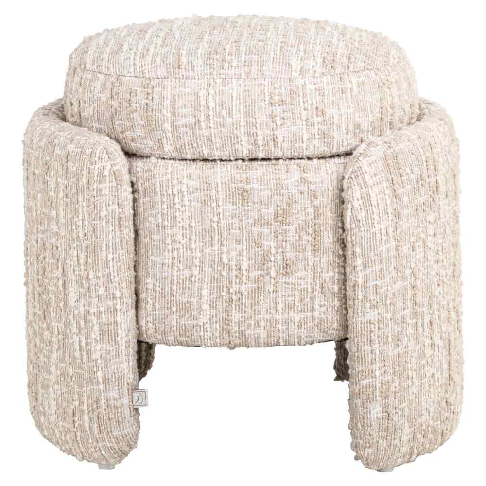 Pufas Cupid beige angora, Lima Design, Minkštieji baldai, Richmond interiors, pufas