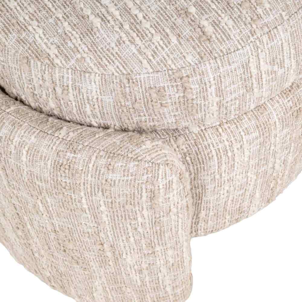 Pufas Cupid beige angora, Lima Design, Minkštieji baldai, Richmond interiors, pufas