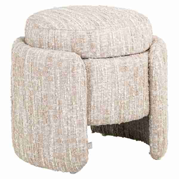Pufas Cupid beige angora, Lima Design, Minkštieji baldai, Richmond interiors, pufas
